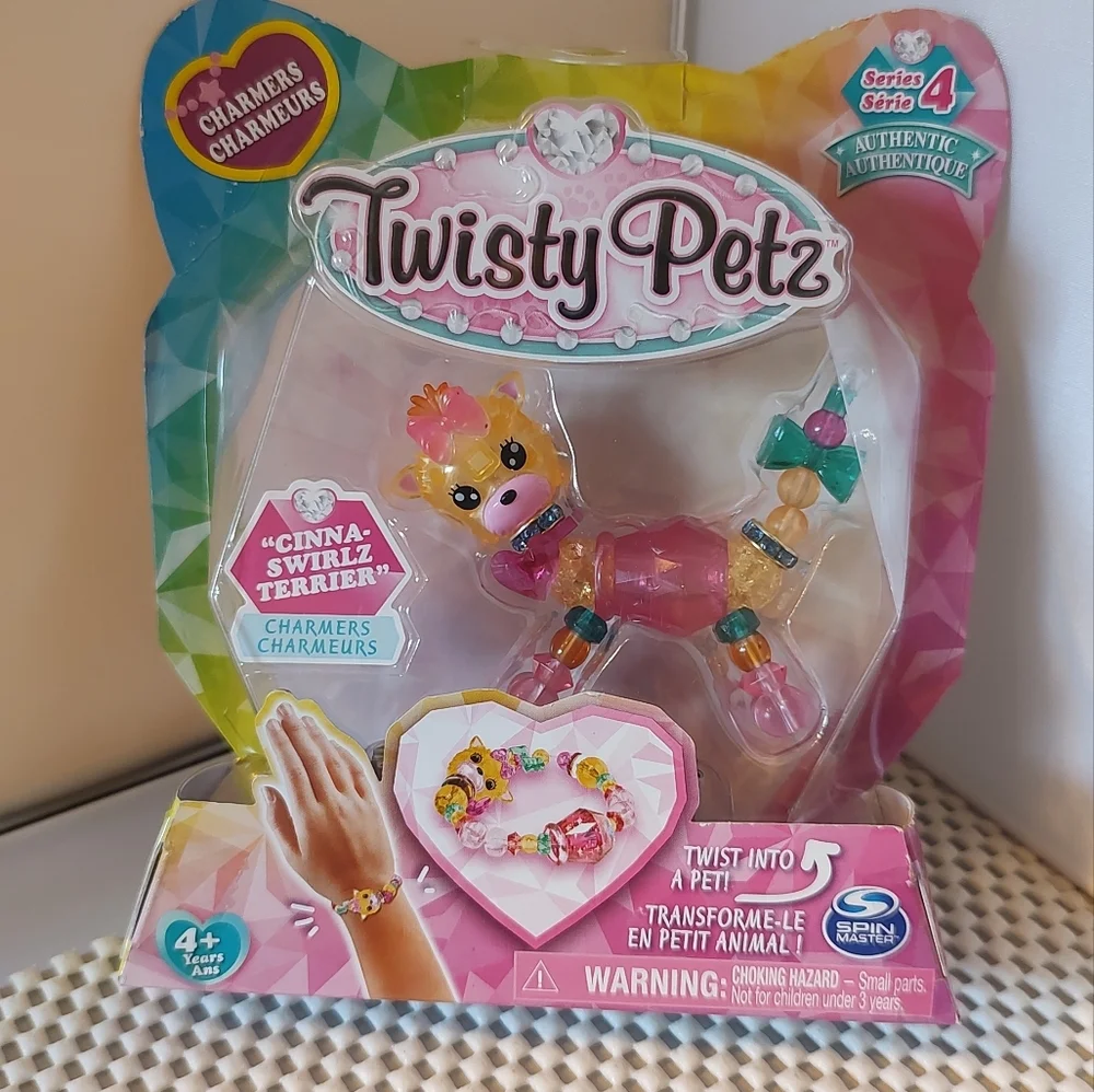 Twisty Petz Series 4 Bracelet Cinnaswirlz Terrier Charmers Spin Master Authentic